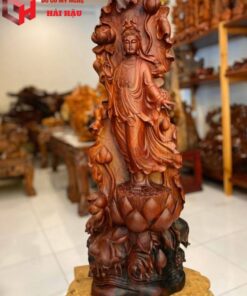 Âm Hương Gỗ Mít Khắc Long Phụng