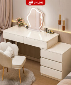 Bàn Make-up Gỗ Gõ Đỏ