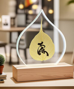 Đèn Gỗ Hương Bô Đề Trung