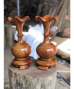 Hộp Tiền Lễ Gỗ Mít Khắc
