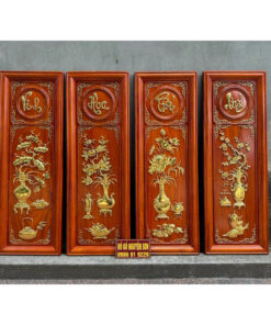 Tranh Hoa Gỗ Mít 3D Nổi
