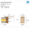 Tủ Ngăn Kéo Gỗ Hickory